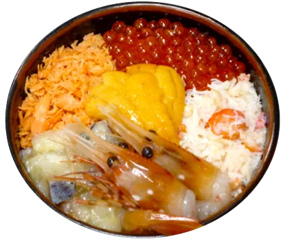 親子と他人の海珍丼