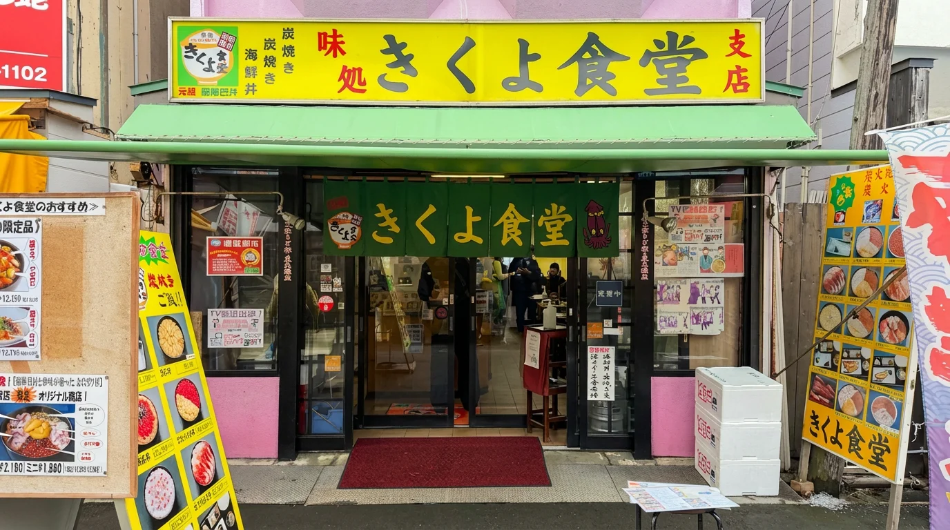 きくよ食堂支店外観
